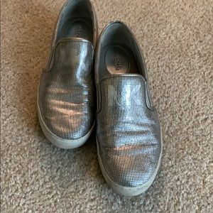 Metallic Michael Kors flats